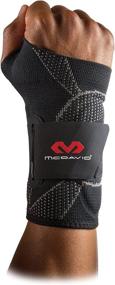 img 1 attached to 🖐️ Optimized McDavid Wrist Support Sleeve with Gel Buttresses, Straps, and Elastic Engineering, for Enhanced Wrist Pain Relief and Support from Carpal Tunnel and Tendonitis