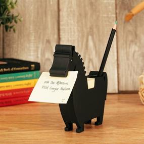 img 3 attached to 🐴 Desktop Memo Holder with Horse Design - Note Dispenser Gift for Women, Pen Holder, Includes 2 Packs of 200 Blank Notes - Ideal Memo Gift and Christmas Present for Men