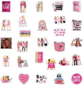 img 1 attached to 🎥 Mean Girls Sticker Pack: 50 Pcs of Funny Movie-Inspired DIY Stickers for Laptop, Luggage, and More!