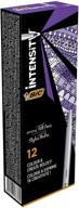 bic intensity medium marker - box of 12 lilac logo