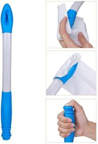 img 2 attached to 🚽 Foldable Long Reach Comfort Wiper for Toilet Paper Tissue Grip - Self Wipe Assist Toilet Aid Wand | Ideal Bathroom Aid for Limited Mobility - Enhances Daily Living