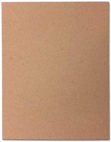 img 1 attached to 📦 Premium 30pt Brown Kraft Cardboard Chipboard: 8" x 10" (100 Pieces)