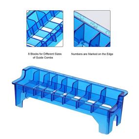 img 1 attached to Rectangular Plastic Organizer Anself Clipper Hair Care