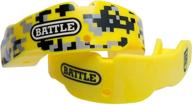 🥊 become a sports warrior with the battle sports science dual-colored mouthguard (2-pack) logo