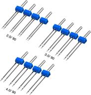 high-quality sewing machine twin needles set - double twin stretch needles for household sewing machine (12pcs) - 3 sizes mixed 2.0/90, 3.0/90, 4.0/90 logo