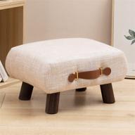 footstool elegant rectangle waterfall ottoman logo