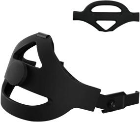 img 3 attached to 👾 Enhanced VR Mechanical Headband for Oculus Quest | Adjustable Clockwork Knob Design | Non-Slip Head Strap with Cushion | Replaceable Accessories | Virtual Reality Headset Compatibility