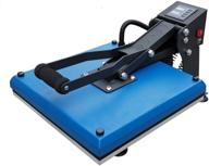 🔥 15x15 heat press machine for t shirts and htv vinyl projects, blue - advanced sublimation heat transfer logo