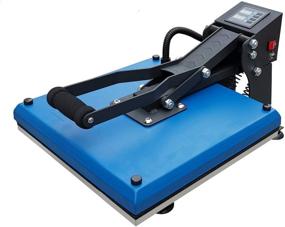 img 4 attached to 🔥 15x15 Heat Press Machine for T Shirts and HTV Vinyl Projects, Blue - Advanced Sublimation Heat Transfer