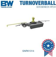 π b&w trailer hitches gnrk1314 turnoverball gooseneck hitch logo