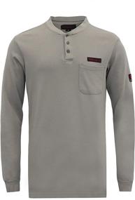 img 3 attached to 👕 Men's Clothing: Titicaca Pocket Henley T-Shirts with Resistant Features for Enhanced Durability