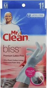 img 1 attached to 🧤 Medium-Sized, Latex-Free Gloves - Mr. Clean Bliss Premium, 1 Pair (Model: 243033)