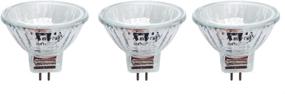 img 1 attached to Anyray A1868Y (3-Pack) Clear MR11 12V 10W Precision Halogen Reflector Bulb - Bright 12 Volt Lighting Solution