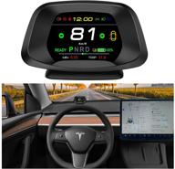 🚘 2020 2021 tesla model y модель 3 hud панель приборов для улучшенного опыта отображения head up display логотип