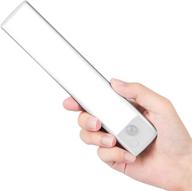 🔋 vovamo wireless usb rechargeable battery operated closet lights | under cabinet lighting (white 1p, 20cm) логотип