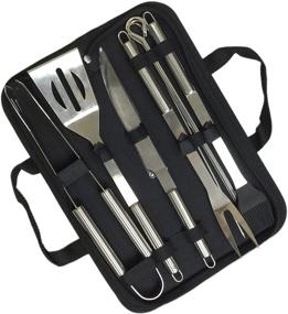 img 4 attached to CHEFBUD Accessories Stainless Grilling Carrying