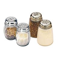 🧂 american metalcraft 3309 glass shaker with spice top - 8oz capacity, 2-3/4" diameter, 3-7/8" height logo