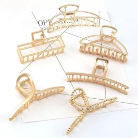 img 1 attached to Metal Large Non Slip Barrette Accessories