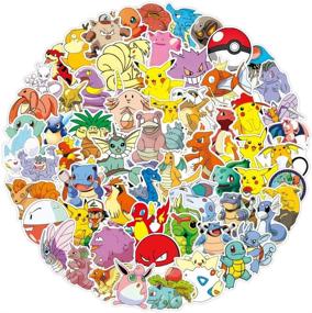 img 2 attached to Must-Have Pokemon Sticker Pack: 100 Decals for Laptops, Hydro Flasks, Water Bottles, Luggage & Helmets!