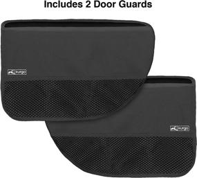 img 1 attached to Kurgo Car Door Guard for Dogs - Pet Protector for Car Doors, Waterproof & Adjustable - Quick Installation, Storage Pockets - Fits Sedans and SUVs - Black, Grey, Khaki