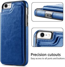 img 2 attached to 📱 Hoofur Slim Fit Premium Leather iPhone Wallet Case