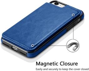 img 1 attached to 📱 Hoofur Slim Fit Premium Leather iPhone Wallet Case