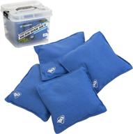 🌽 triumph sports blue canvas cornhole bags – 4 bags included, size 6"x6" 16 oz (12-0055bl-2w) - premium cornhole bags for superior outdoor gaming experience логотип