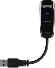 img 4 attached to Linksys USB 3.0 Ethernet Adapter for MacBook Air, Chromebook, Ultrabook (USB3GIG), Black