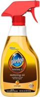 🍊 pledge orange restoring oil trigger wood polish: a 16 fl oz miracle for renovating wooden surfaces! logo