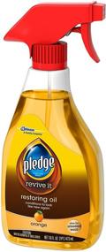 img 1 attached to 🍊 Pledge Orange Restoring Oil Trigger Wood Polish: A 16 Fl Oz Miracle for Renovating Wooden Surfaces!