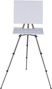 img 4 attached to 🎨 MEEDEN Lightweight Artist Watercolor Field Easel - Portable 17 to 65 Inch Tripod for Watercolors, Tabletop/Floor Painting, Drawing, and Display