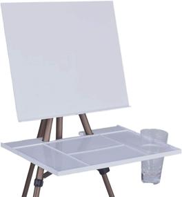 img 3 attached to 🎨 MEEDEN Lightweight Artist Watercolor Field Easel - Portable 17 to 65 Inch Tripod for Watercolors, Tabletop/Floor Painting, Drawing, and Display