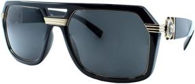 img 3 attached to Versace VE4399 Black Dark Grey