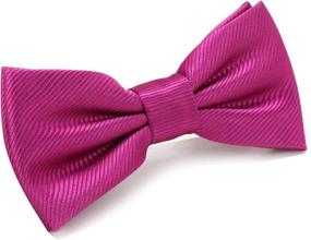 img 4 attached to Pre Tied Adjustable Tuxedo Multiple Fortunatever Boys' Accessories : Bow Ties