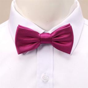 img 3 attached to Pre Tied Adjustable Tuxedo Multiple Fortunatever Boys' Accessories : Bow Ties