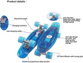 img 2 attached to Skateboard Beginners Transparent Complete Cruiser