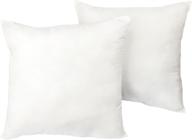 🛏️ cozy bed european sleep pillow - set of 2, white - 26x26 inches, 4 inches thick logo