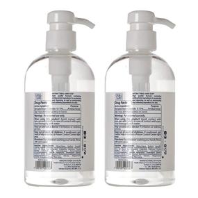 img 2 attached to Dead Sea Collection Coconut Lemongrass Antibacterial Hand Soap Set - 2-Pack (16.7 fl.oz/500ml) for Deep Cleansing and Protection against Daily Dirt and Bacteria