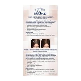 img 3 attached to 🖤 Пудра для затушевки отросли волос Clairol Root Touch-Up в черном цвете волос - упаковка из 3 штук, временное решение