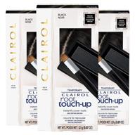 🖤 пудра для затушевки отросли волос clairol root touch-up в черном цвете волос - упаковка из 3 штук, временное решение логотип