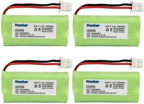 img 4 attached to 🔋 Kastar 4-Pack AAAX2 2.4V 1000mAh 5264 Ni-MH Перезаряжаемые батареи для телефонов BT-166342, BT-266342, BT-283342, AT&T серии EL