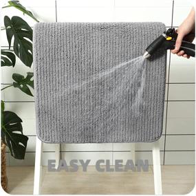 img 1 attached to Цветные кухонные коврики с геометрическими узорами, набор из 2 кухонных ковриков