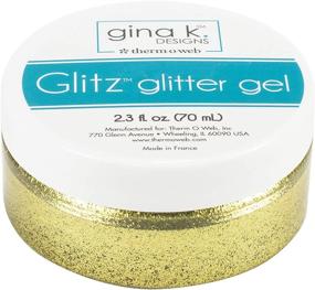 img 3 attached to ✨ Gina K. Designs Gold Glitz Glitter Gel by Therm O Web