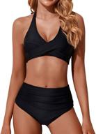 👙 holipick women's waisted swimsuits for a flattering and contoured beachwear look logo