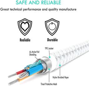 img 1 attached to Высококачественный серый кабель TecMad для зарядки iPhone [C89 Apple MFi Certified] - быстрая синхронизация данных, нейлоновая оплетка, дизайн под углом 90 градусов - совместим с iPhone 13/13 Pro Max/Mini 12/11/Xs Max XR X/8 Plus, iPad Mini и другими - 0,65 фута.