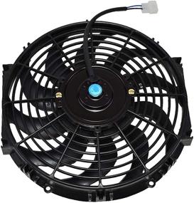 img 4 attached to 🔥 A-Team Performance 170071: Heavy Duty 12" Radiator Electric Cooling Fan with 10 Curved Blades, Reversible Push or Pull, 12V - 1400 CFM - Complete Mounting Kit - Ideal for Car Transmission Cooling - Black 12 Inches