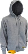 👕 dewalt heated hoodie gray - dchj080b-s logo
