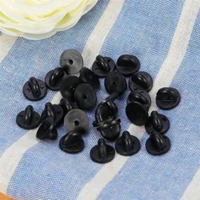 img 1 attached to Rubber 100PCS Safety Brooch Insignia