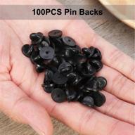 rubber 100pcs safety brooch insignia logo