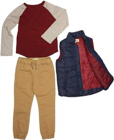 img 3 attached to Buffalo David Bitton Boys' 3 Piece Outerwear Fashion: Stylish and Practical Clothing for Trendy Kids